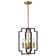 Trent Austin Design® Oslo 4 - Light Lantern Pendant & Reviews | Wayfair inside Oslo Outdoor Pendant Lantern - Satin Brass, Small, 1