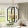 Trent Austin Design® Oslo 4 - Light Lantern Pendant & Reviews | Wayfair throughout Oslo Outdoor Pendant Lantern - Satin Brass, Small, 1