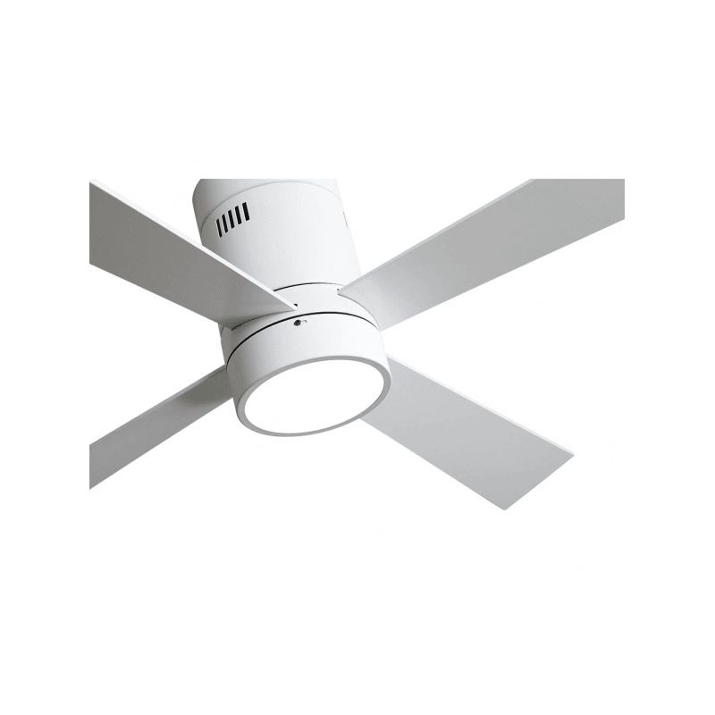 Twist White Lt - Ac Ceiling Fan, 122 Cm, With Light, Remote Control And ... regarding Fanaway Fraser 48" Ac Ceiling Fan With Light, White And Transparent