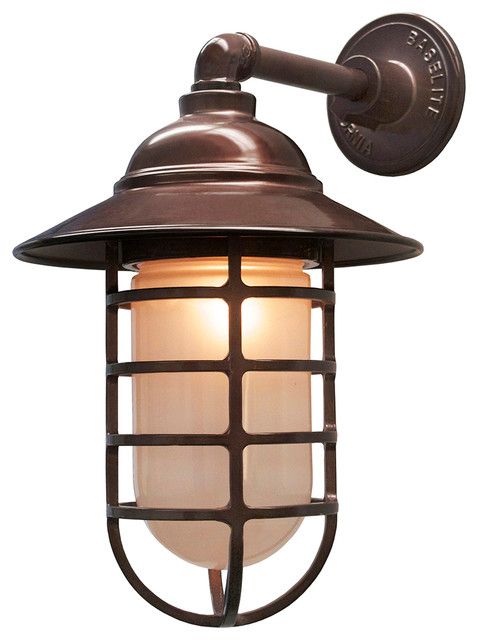 Vapor Jar, Anodized Bronze - Beach Style - Outdoor Wall Lights And ... for The Enduring Legacy of Architectural Bronze in Design