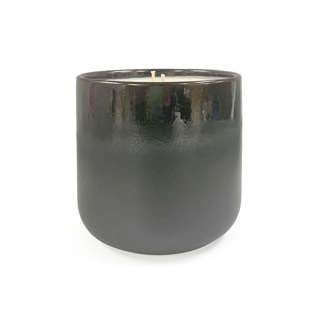 Vn 650Ml Ceramic Jar - Gunmetal & Charcoal (221F239)(S.12) - Luxury ... for The Art of Vapor Jar Gun Metal Design Principles and Techniques