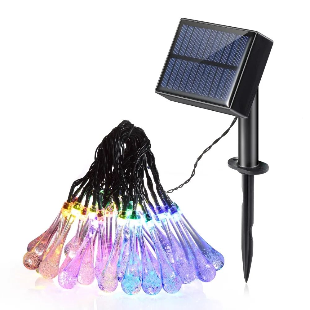 Waterproof Led Solar String Light 20/30/100 Leds Solar Fairy String ... with 20 Count Solar String Light Set