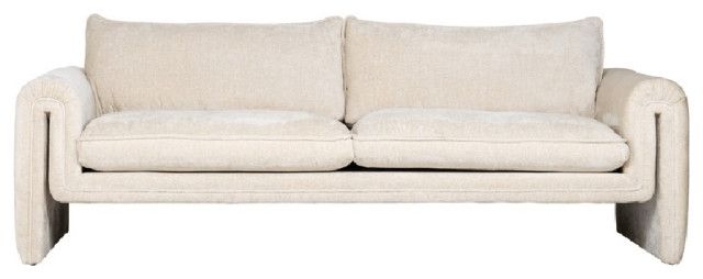 White Chenille Modern Sofa, Oroa Sandro - Transitional - Sofas - By ... with regard to Off-White Vintage Sofa, Oroa Barrow