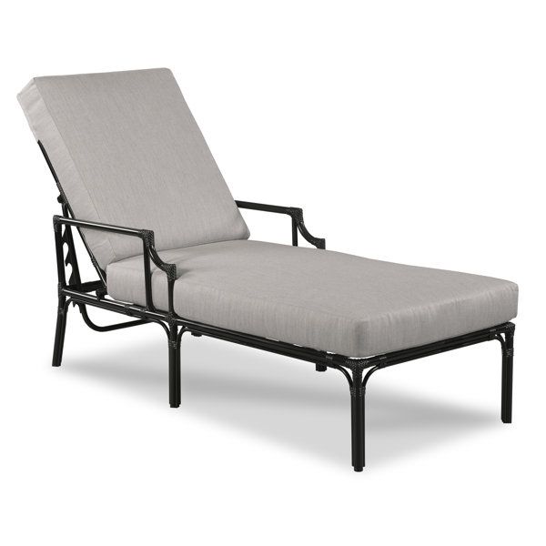 Woodbridgefurniture Carlyle Outdoor Chaise | Perigold for Carlyle Outdoor Ottoman
