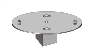 Wooden Post Border Column Disk Gripping Clips - Pamela Crawford within Beyond the Basics Understanding the Role of 9" Disks and Gripping Clips