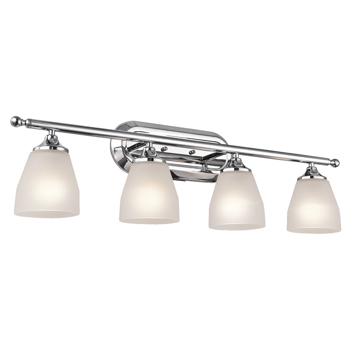 4 Light Bath Fixture With Linear Design In Chrome Chrome Bathroom ... intended for Understanding the Features of 4-Light Bath and Vanity Fixtures