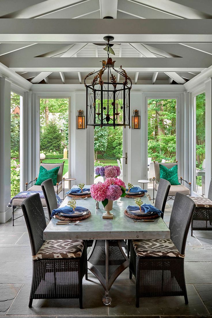 40+ Sunroom Dining Room Ideas (Astonishing Look) - Sunrooms | Sunroom ... pertaining to