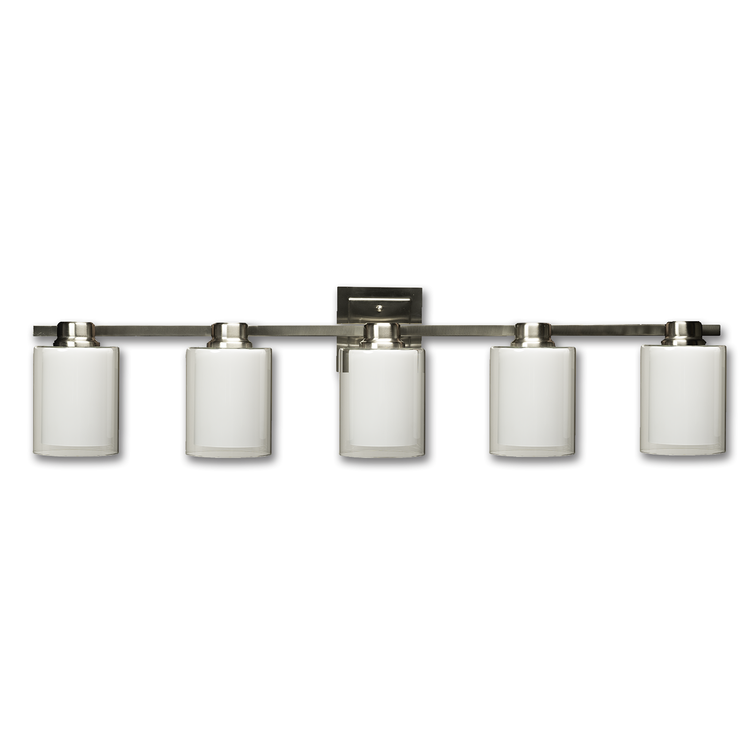 5-Light Vanity Light - Satin Nickel throughout