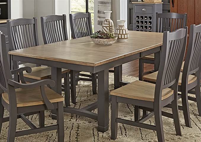 A-America Port Townsend Trestle Table With Leaf | Kitchen Table Chairs ... for Unveiling the Craftsmanship Behind the Port Townsend Trestle Table A Deep Dive