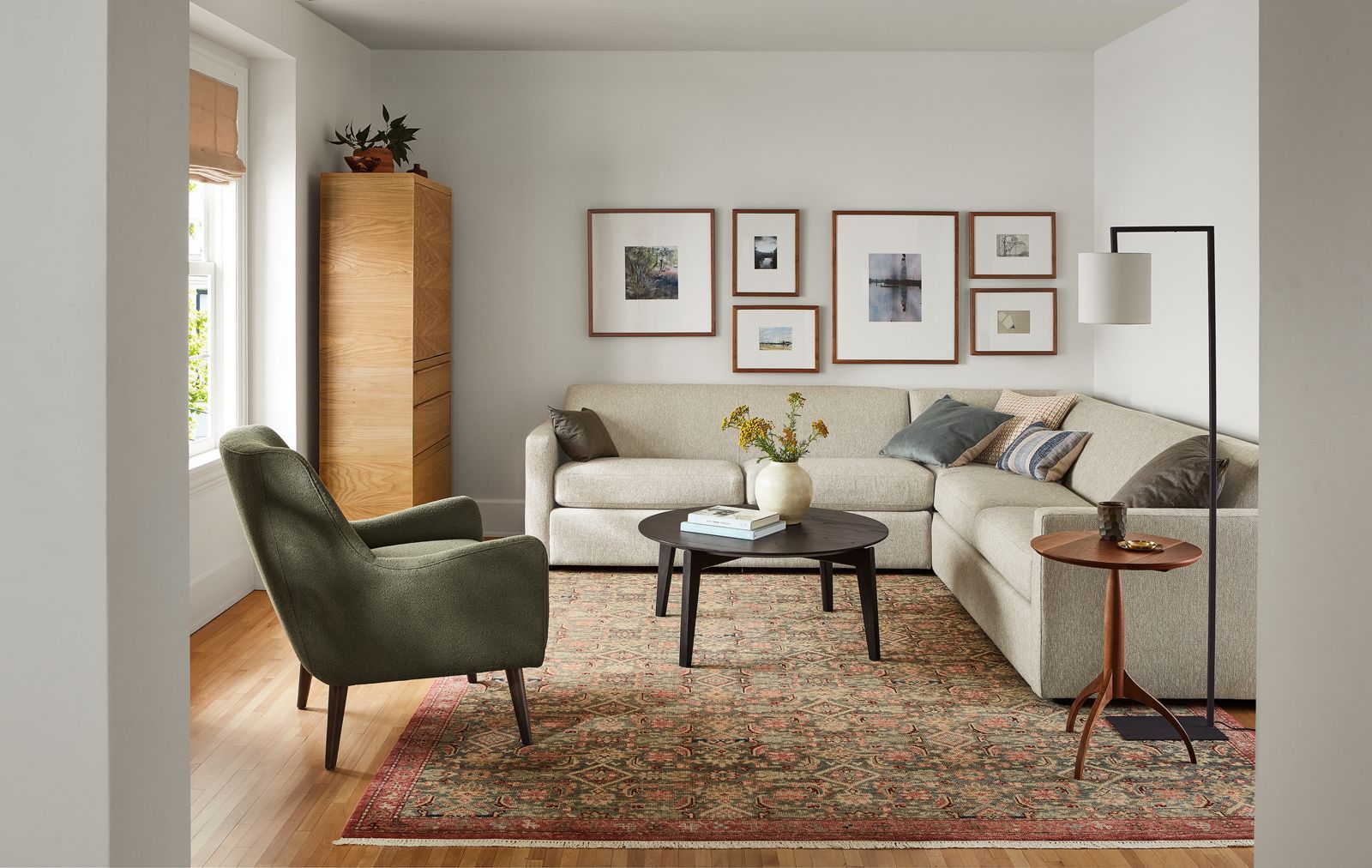 Alex Three-Piece Sectional - Sectionals - Room &amp; Board with Living Room Transformation How the Quinn Sectional Oatmeal Can Elevate Your Space