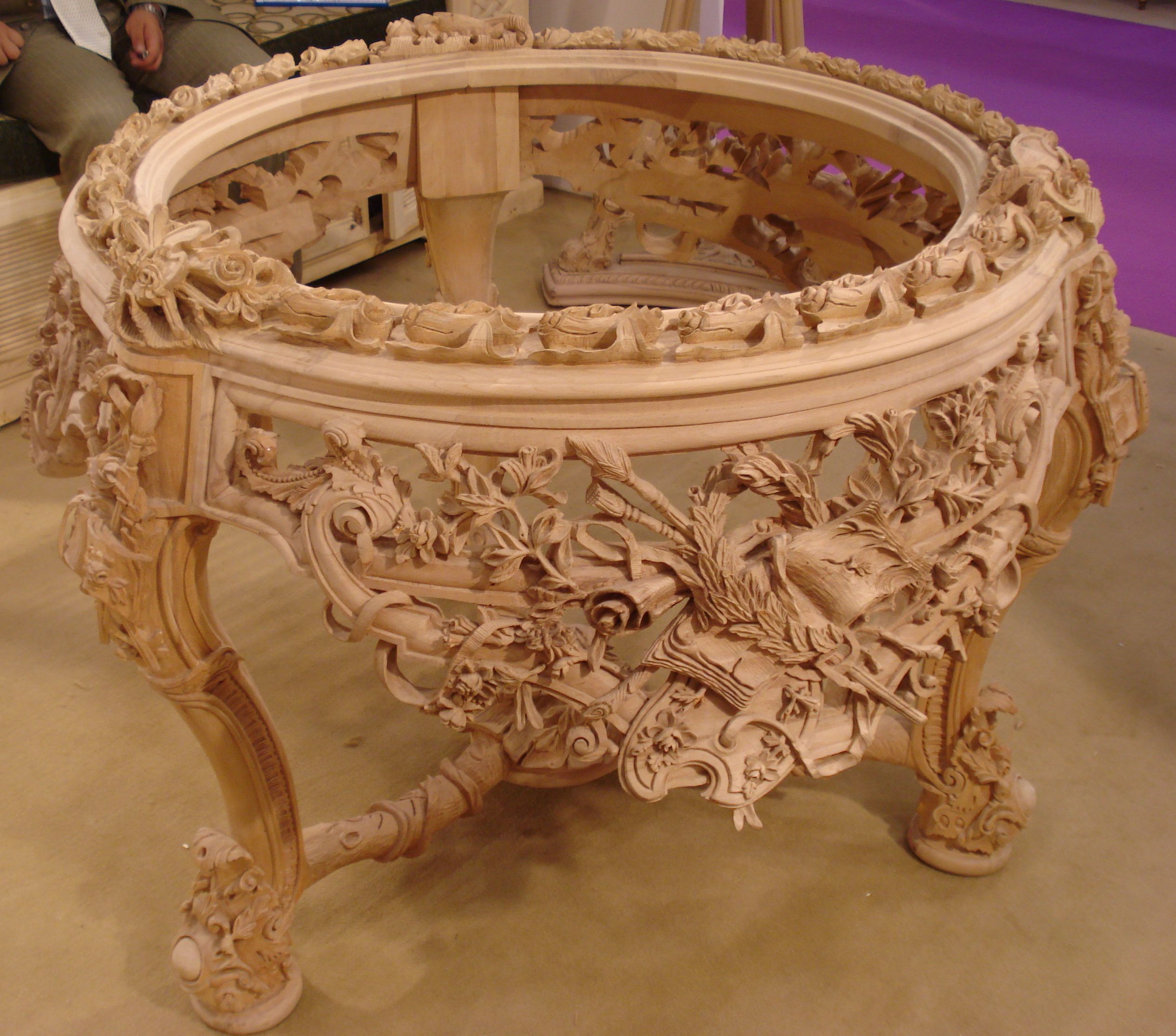 Amazing Craftsmanship! | Wood Carvings | Pinterest | Wood Carving ... with Beyond the Basics Exploring Materials and Craftsmanship in Table Sets