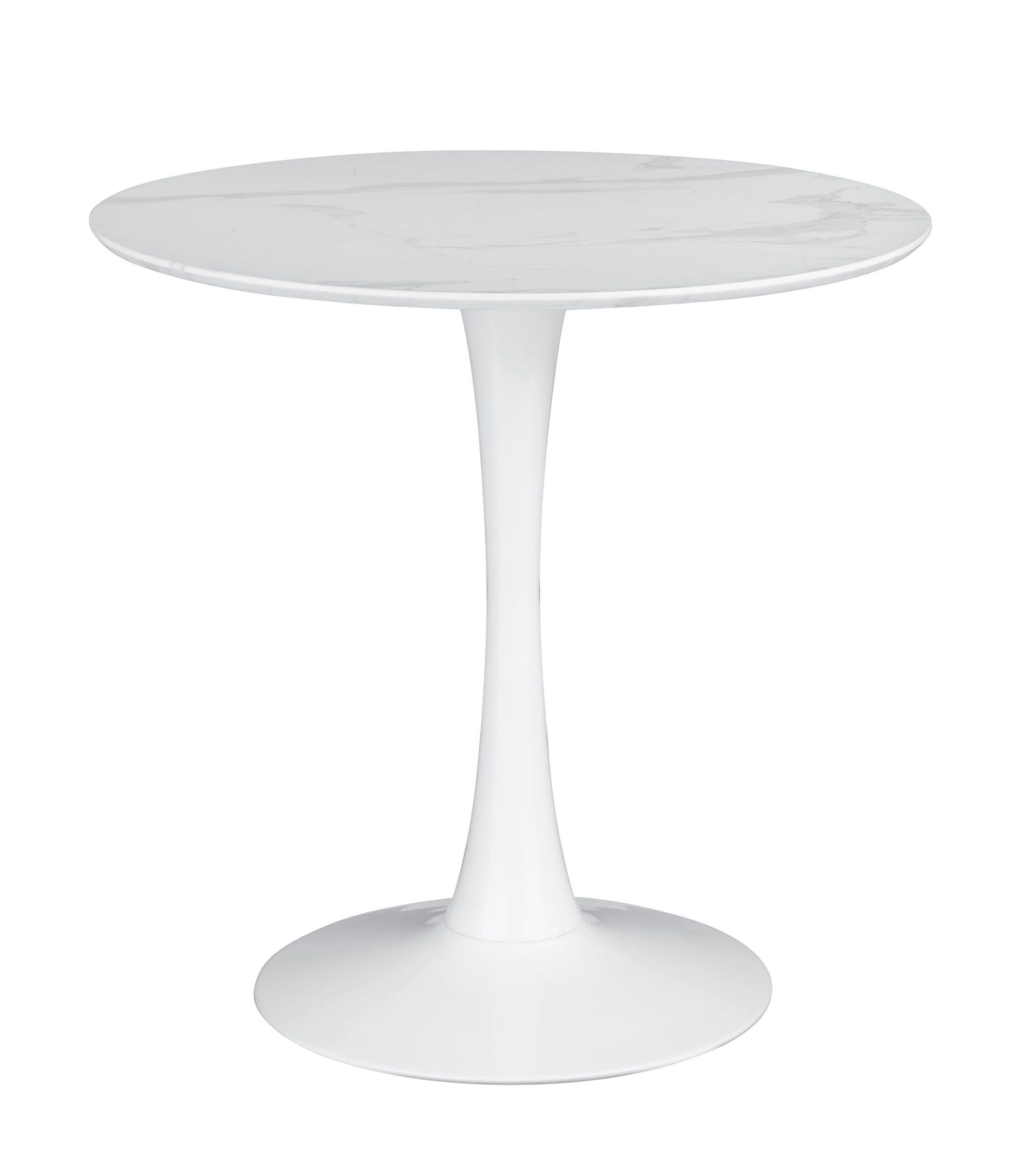 Arkell 30-Inch Round Pedestal Dining Table White - Walmart.com ... within Materials Matter Choosing the Right Finish for Your White 30" Round Dining Table