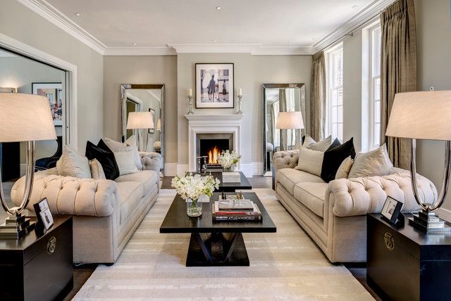 Balance & How It Works - An Interior Design Principle - The Interior Editor inside Design Principles for Balancing Light and Dark Furniture Elements
