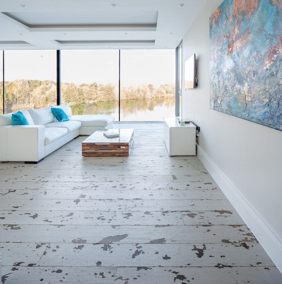 Bespoke Painted Engineered Oak - Modern - Living Room - London - By The ... inside