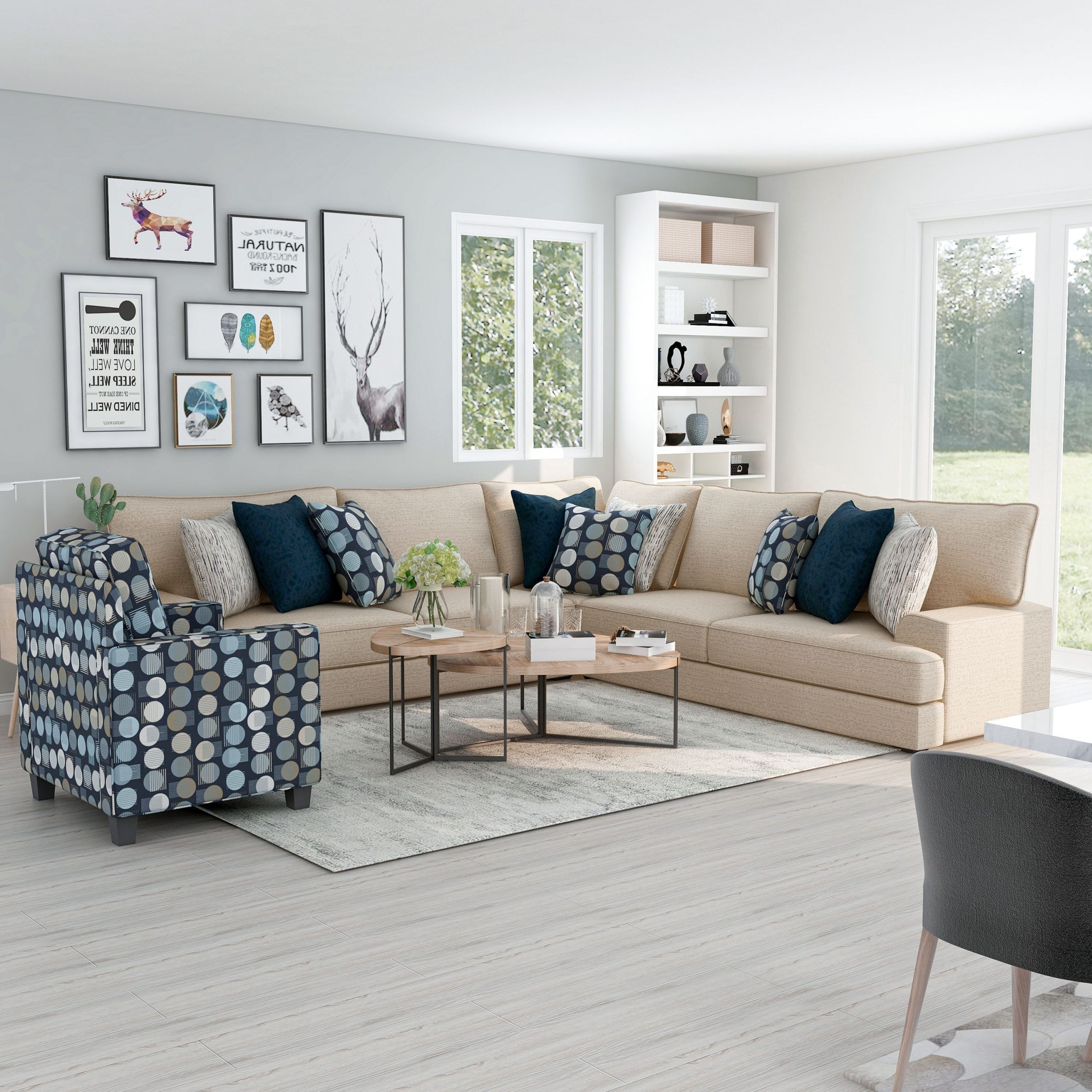 Chenille Sectional Sofas regarding