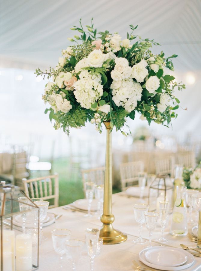 Classic + Romantic Backyard Wedding In Montana | Wedding Centerpieces ... regarding Choosing Your Centerpiece Considering the Montana Table for Your Dining Space