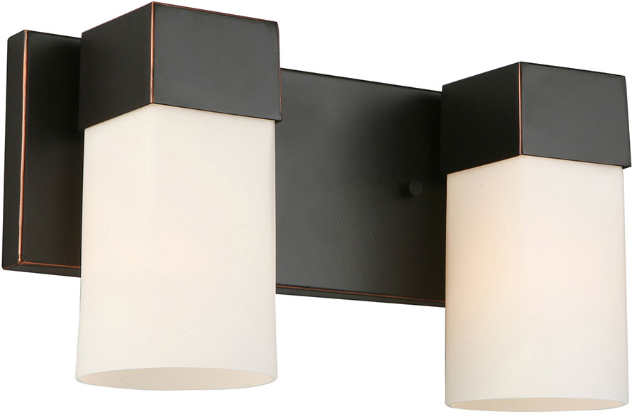 Eglo 202861A Ciara Springs Modern Oil Rubbed Bronze 2-Light Bathroom ... within