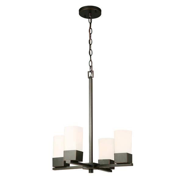 Eglo Ciara Springs 4-Light Oil Rubbed Bronze Chandelier 202854A - The ... in A Closer Look at the Oil Rubbed Finish of the Eglo Ciara Springs Light