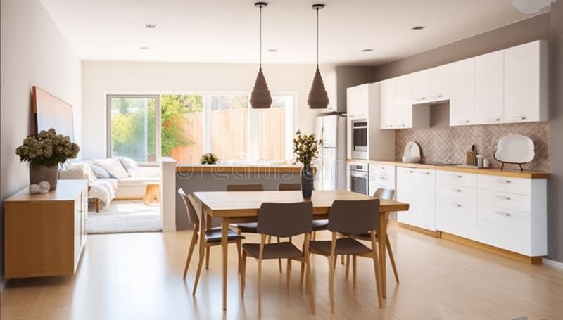 Elegant Fusion, Unveiling The Stylish Interplay Of Design In A Modern ... within Unveiling the Mel Modern Dining Table's Design Philosophy
