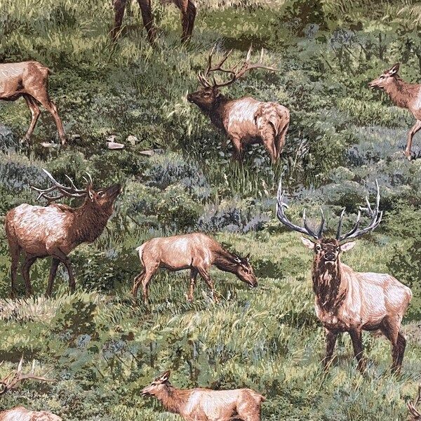 Elk Fabric - Etsy regarding Why the Elk Brown Polyester Fabric Elevates Your Living Space