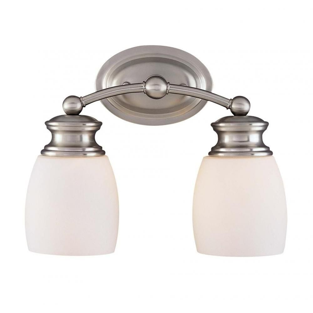 Filament Design Moniker 2-Light Satin Nickel Bath Vanity Light-Cli ... intended for Decoding the Design of Vanity Light 1182 Satin Nickel Understanding Its Features