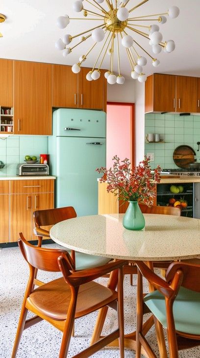 Free Colorful Retro Kitchen Image | Download At Stockcake in