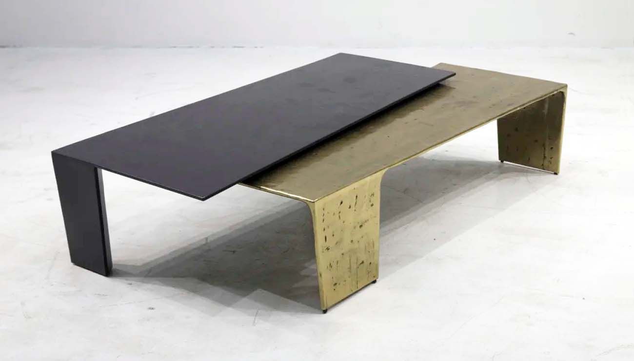 Hammered Metal Coffee Tables: A Blend Of Vintage Charm And Modern ... pertaining to