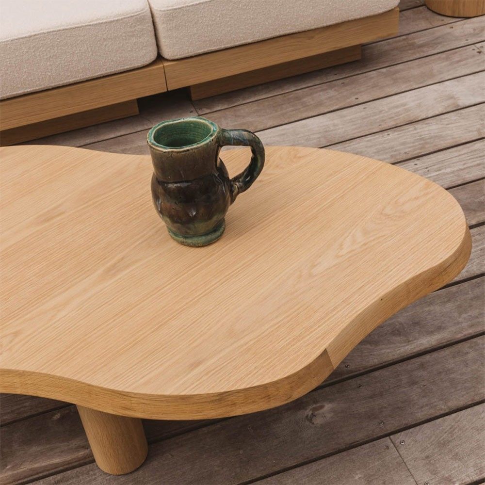 Jeanne Coffee Table Natural Oak Finish with