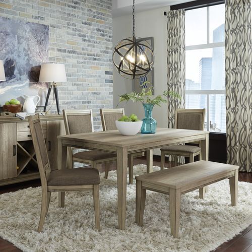Liberty Furniture 439-T3660 Sun Valley Rectangular Leg Table intended for Designing with a Sun Valley Rectangular Leg Table in Your Space