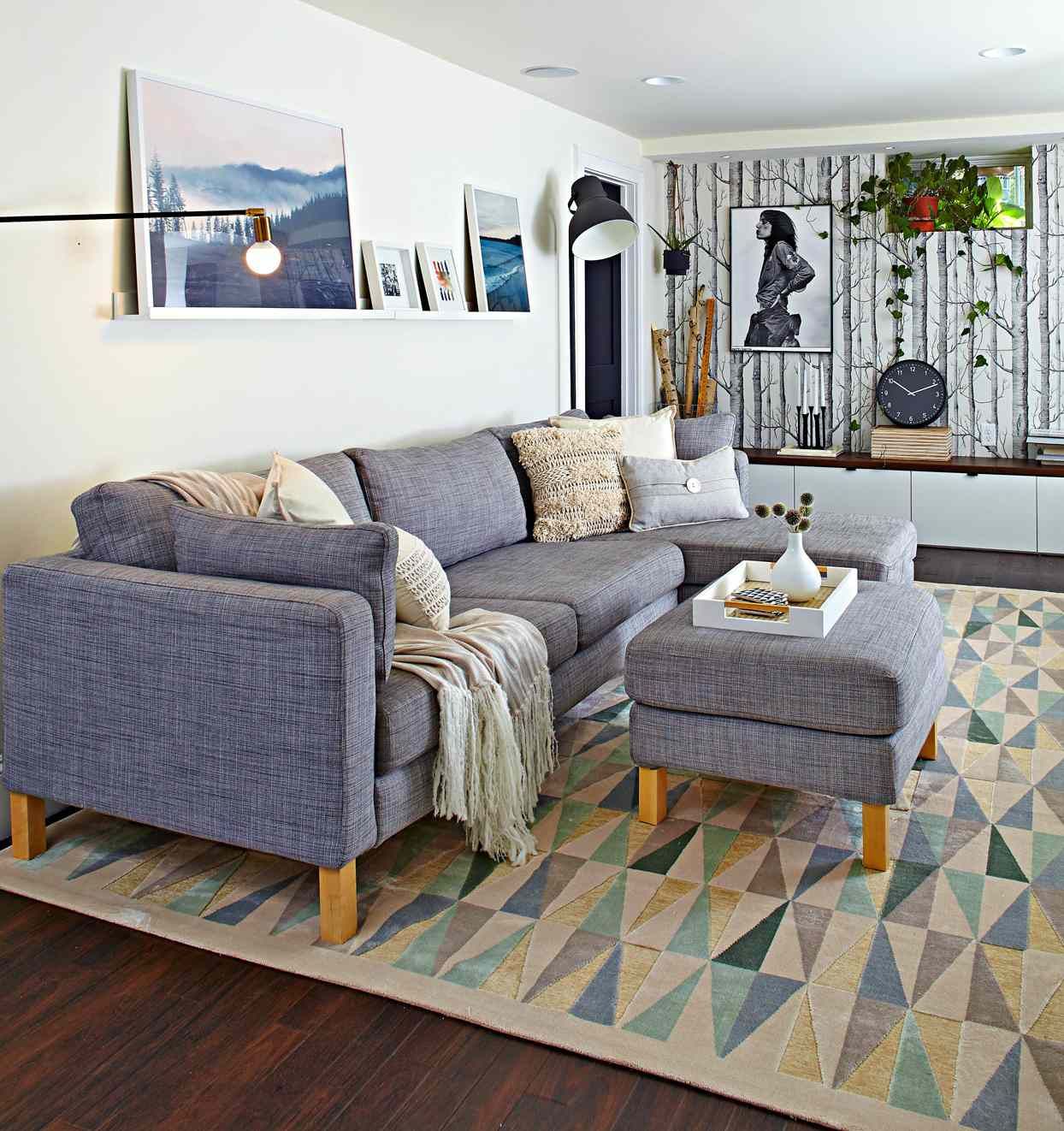 Living Room Decor Ideas With Grey Sectional | Americanwarmoms.org with regard to Designing Your Living Room Around a Gray Sectional
