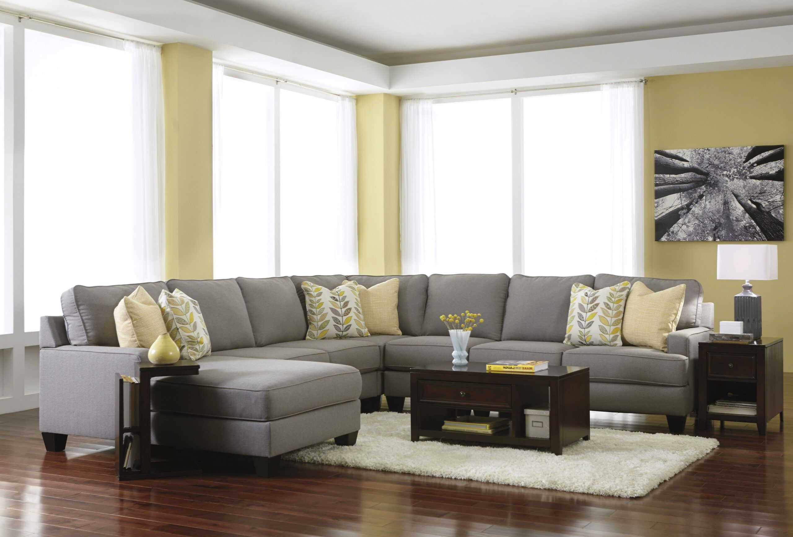 Living Room Ideas With Sectionals Sofa For Small Living Room within Designing Your Living Room Around a Gray Sectional