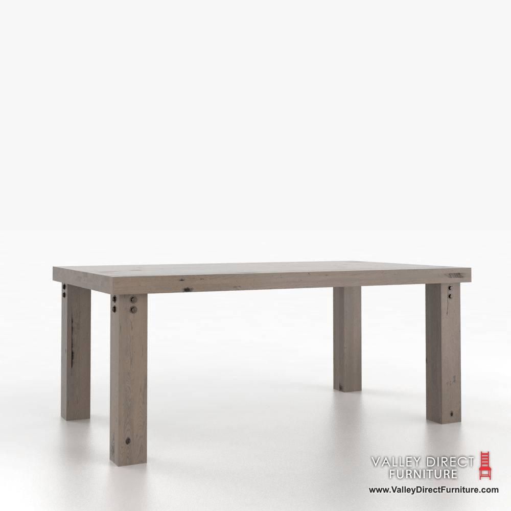 Loft Rectangle 4 Leg Pk Table | Dining Room | Tables | Canadel ... with regard to