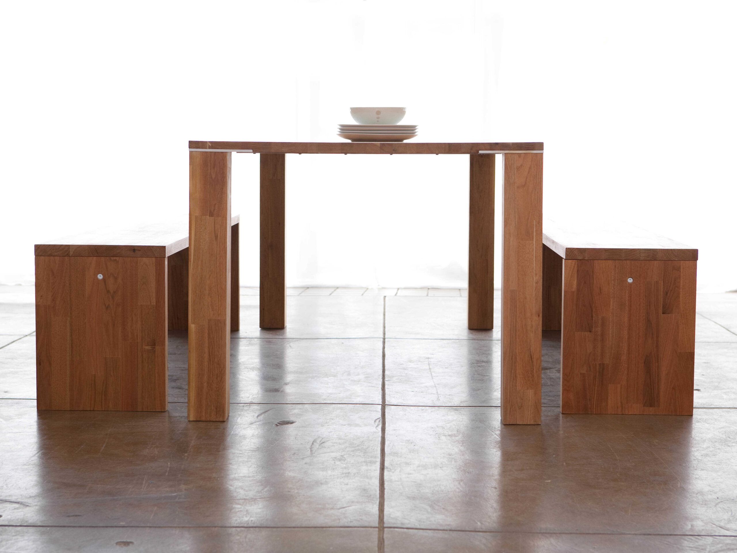 Mash Studios Laxseries Rectangular Wood Natural Linseed Oil Dining ... in
