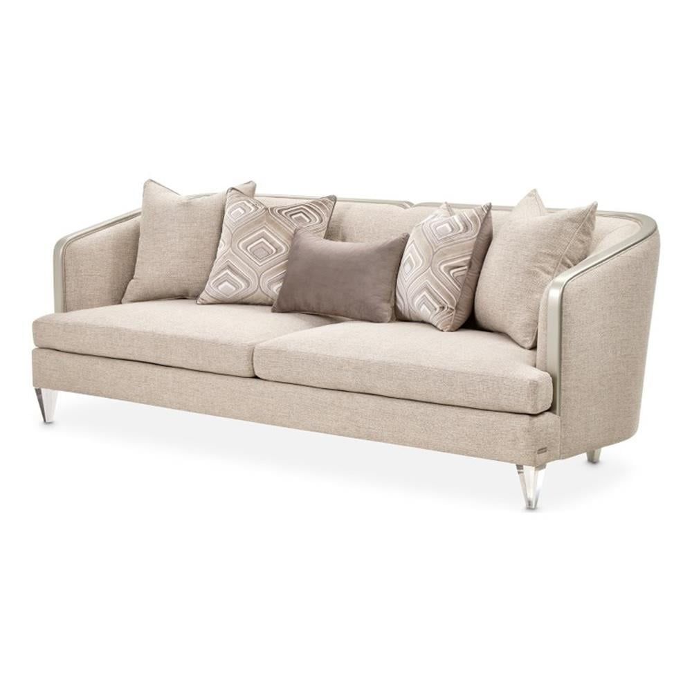 Michael Amini Camden Court Sofa - Natural Flax/Platinum - Walmart.com with regard to Caring for Your Michael Amini Camden Court Sofa A Guide to Longevity