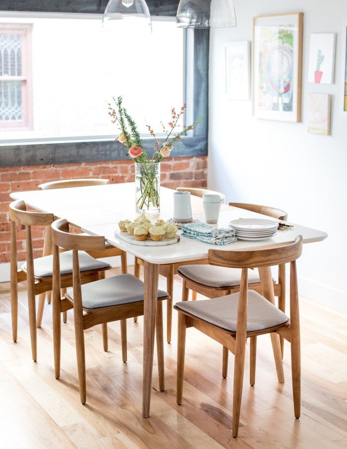 Mid-Century Modern Dining Table And Chairs pertaining to