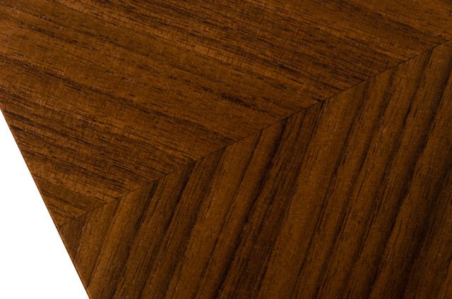 Modrest Ackley Modern Walnut Rectangular Dining Table - Midcentury ... inside Walnut Wood Care and Maintenance Preserving Your Modrest Ackley Table