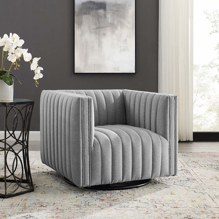 Modway Conjure Ii Light Gray Chair Eei-3926-Lgr | Stylish Living Room ... with regard to Decoding the Design Philosophy Behind the Modway Conjure Collection