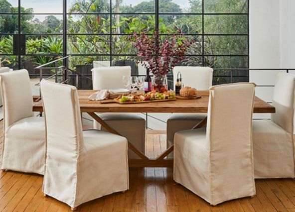 Montana Rectangle Dining Table | Elm 180 | Lounge Lovers for