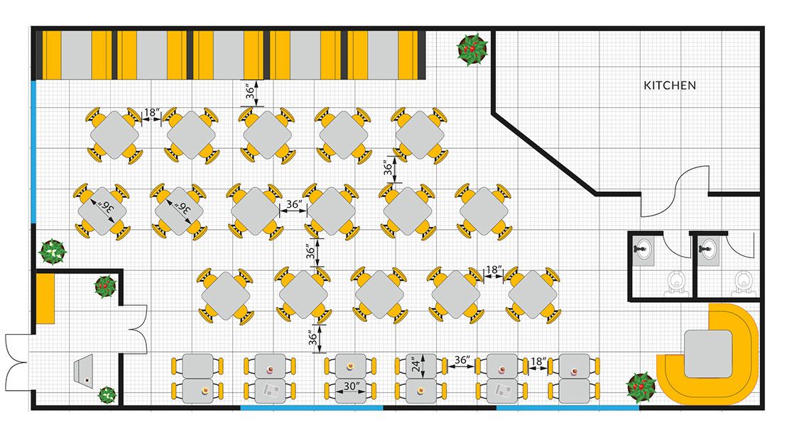 New Restaurant Floor Plan - Enhancing Customer Satisfaction for