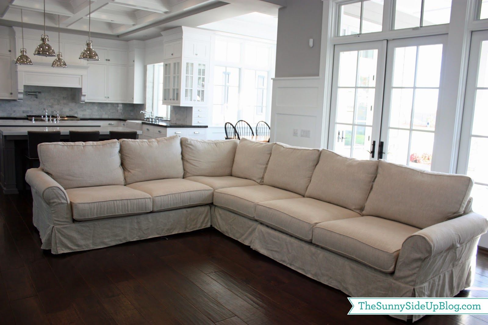 Oatmeal Linen Sectional Sofa | Cabinets Matttroy pertaining to
