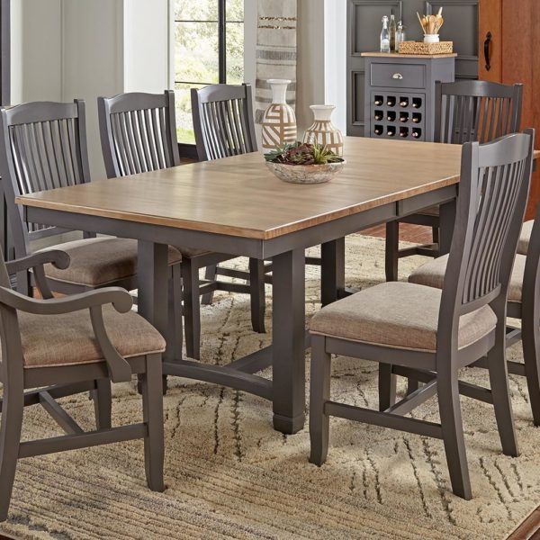 Port Townsend Trestle Table - Heritage Furniture Gallery &Amp; Outlet throughout Unveiling the Craftsmanship Behind the Port Townsend Trestle Table A Deep Dive