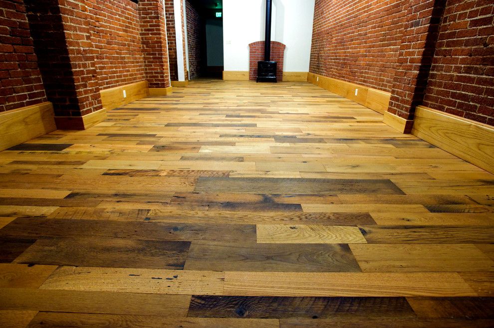 Reclaimed Oak - Modern - Living Room - Cleveland - By Olde Wood Ltd ... throughout The Enduring Appeal of Vintage Oak in Modern Living Spaces