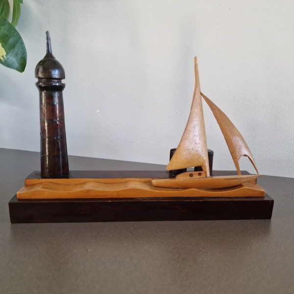 Rustic Boat Sculpture - Etsy with