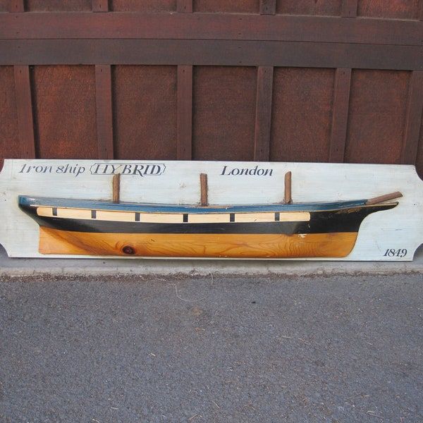 Rustic Boat Sculpture - Etsy with