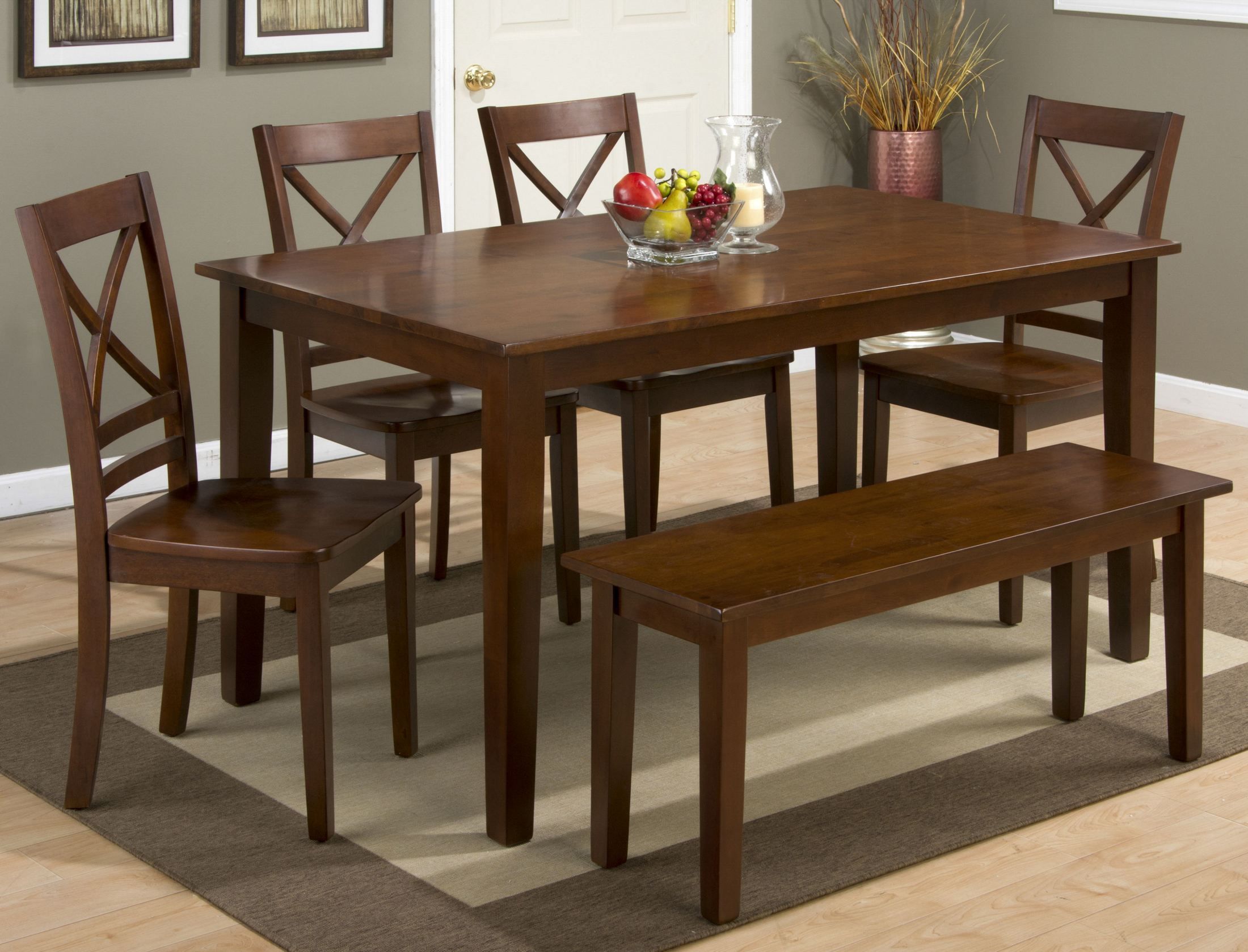 Simplicity Paperwhite Rectangle Dining Room Set By Jofran | 1Stopbedrooms in