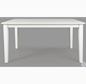 Simplicity Paperwhite Rectangle Dining Table From Jofran | Coleman ... for Beyond the Meal Creating Moments with the Paperwhite Simplicity Dining Table
