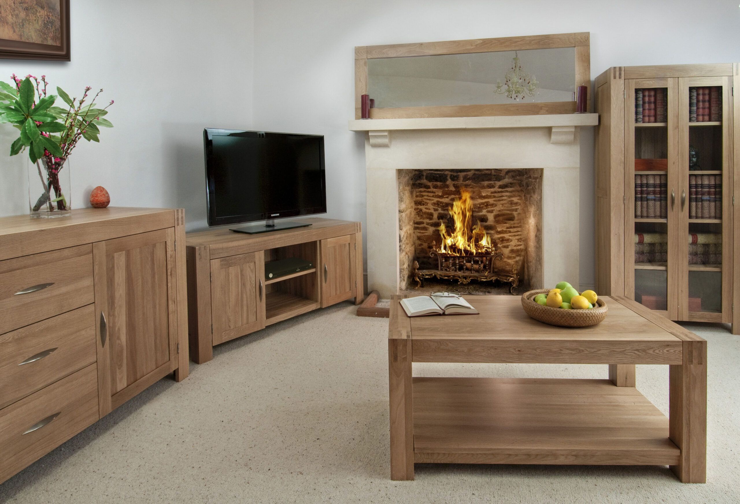 The Alto Range - Rustic Solid Oak Furniture | Oak Furniture Land ... pertaining to The Enduring Appeal of Vintage Oak in Modern Living Spaces