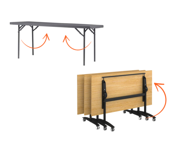 The Complete Guide To Folding Tables | Rosehill | Contract Furniture regarding Keaton Folding Table Maintenance and Care Tips for Longevity