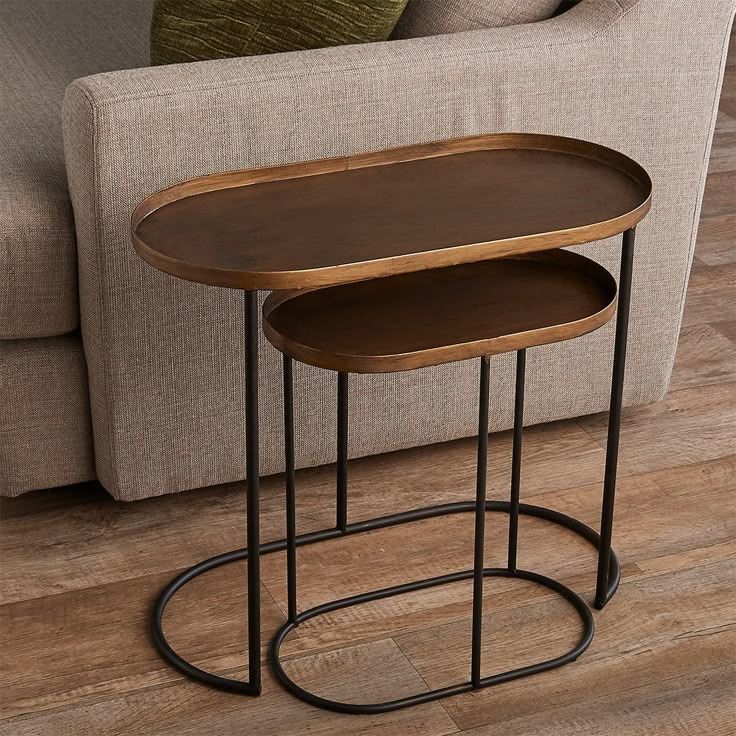 These Unique Nesting Tables Are Sleek And Stylish, Perfect For Smaller ... in