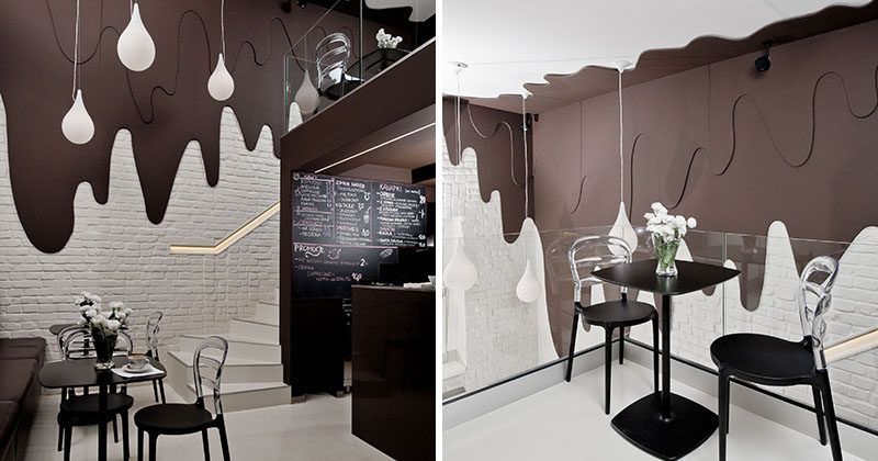 This Chocolate Shop And Cafe Has Walls Of Dripping Chocolate ... within